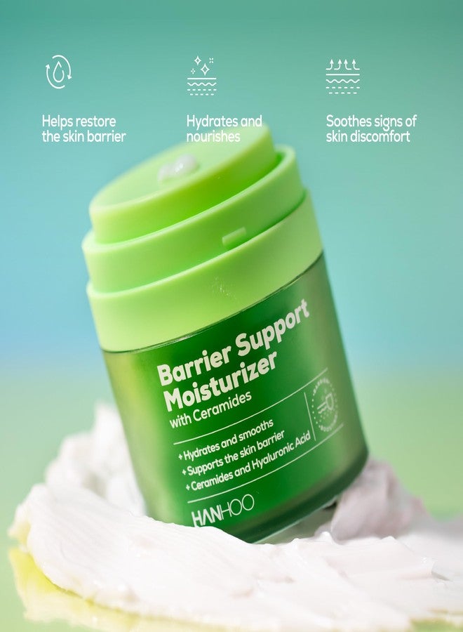 HANHOO Barrier Support Moisturizer, 1.7 Fl Oz, Gel-Cream Face Moisturizer with Ceramides and Hyaluronic Acid, for Acne-Prone Skin - Image 2